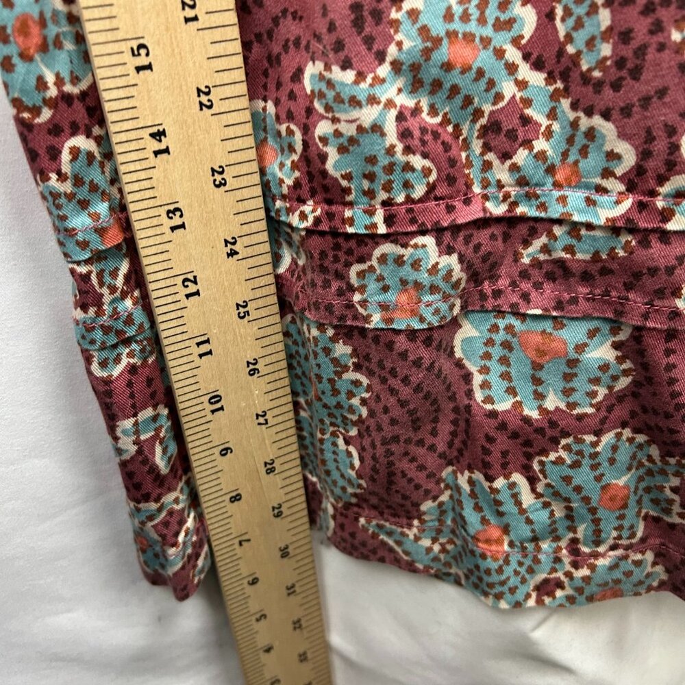 Anthropologie  Womens SMALL Somerset Floral Jumpsuit Dusky Pink Pockets Boho$178 - Picture 8 of 16